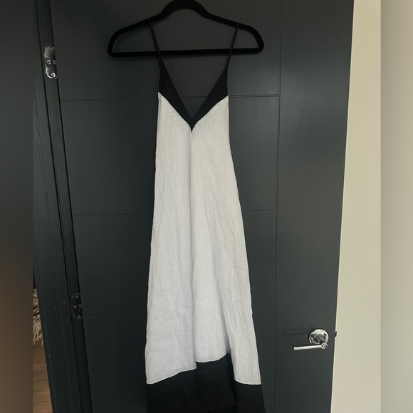 Reiss white and black midi dress - Picture 2 of 6